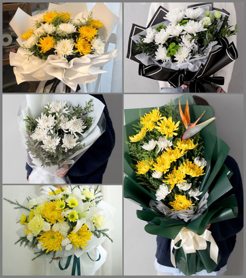 广东梅州市丰顺县小胜镇田背村白事花束代送